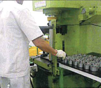  A worker doing Labeling.